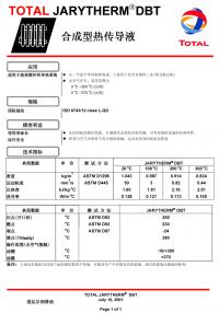 道達(dá)爾Jarytherm DBT合成型熱傳導(dǎo)液