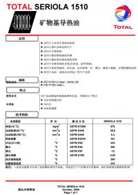 道達(dá)爾Seriola 1510礦物基導(dǎo)熱油